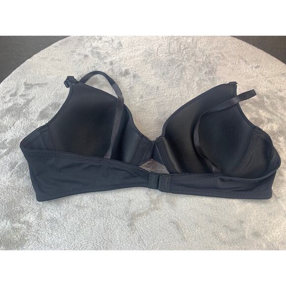 Maidenform Bra Underwire Support Lined Black 36B - Picture 2 of 6